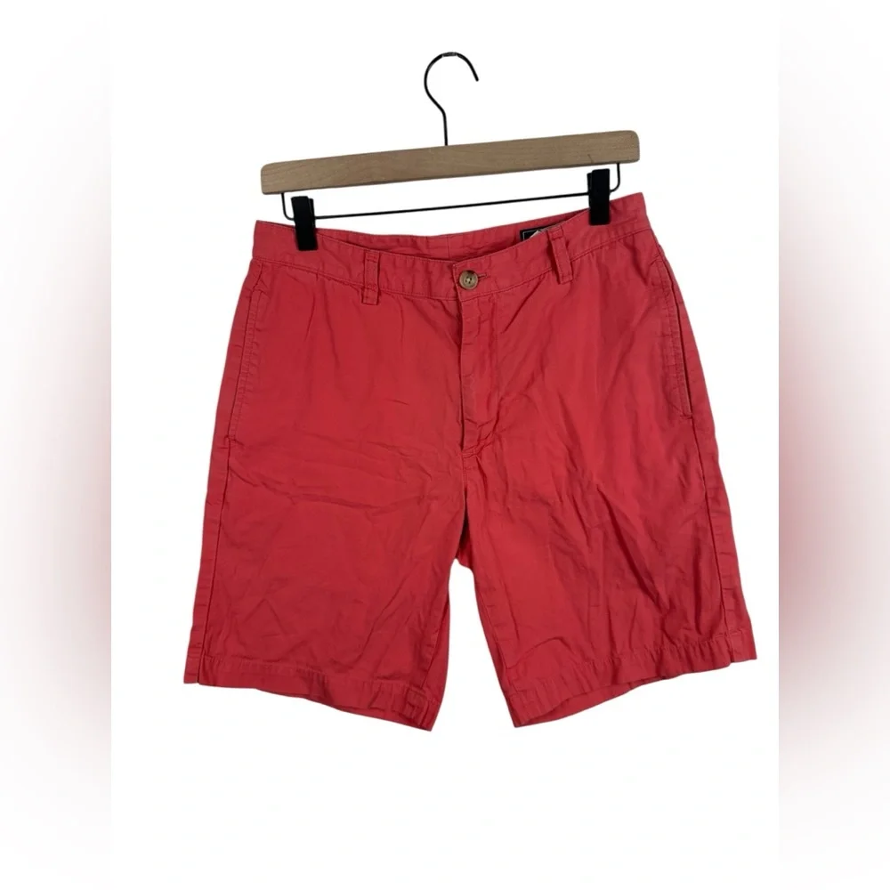 Vineyard Vines Men’s Breaker Shorts Pink Size 30 Cotton Chino Casual‎ Preppy